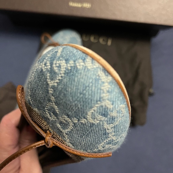 Gucci logo canvas flats - Picture 4 of 6